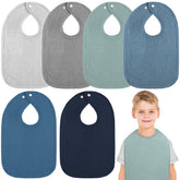 Toulite muslin bibs in dark colors for drool and spills protection.
