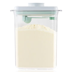 Tourdeus Baby Milk Powder Container with airtight cap keeps formula fresh.