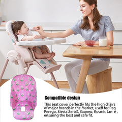 Toveival soft Oxford cloth padding provides durable, cozy seating for baby meals