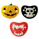 TOYANDONA pumpkin design pacifier for newborn soothing with Halloween charm