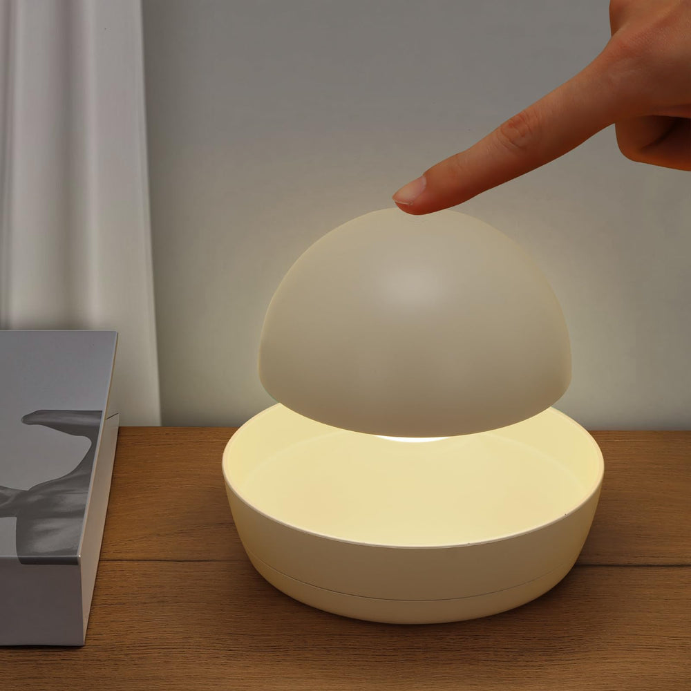 Toyunia LED night light for kids with warm white glow for cozy bedtime.