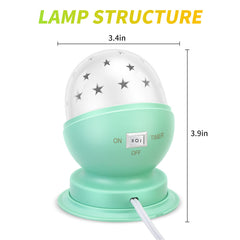 Timer feature on Toyunia Star Night Light enabling easy 30-minute time control.