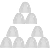 Toyvian baby bottle caps with leak-proof design keep milk secure during travel.