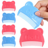 Toyvian bear-shaped cradle cap combs promote gentle scalp care for newborns