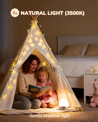 TOZING egg light at 3500K supports bonding playtime with clear light