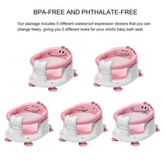 TPN ergonomic backrest provides secure support during bath sessions.