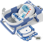 TPN collapsible baby bathtub folded for compact storage.