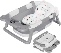 TPN collapsible baby bathtub folded for compact storage