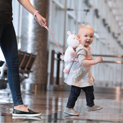 Travel Bug safety harness with tether and wrist strap for extra control.