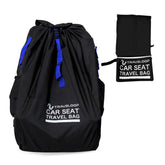TRAVELOOP car seat bag in blue shows rugged Oxford 600D protection for travel