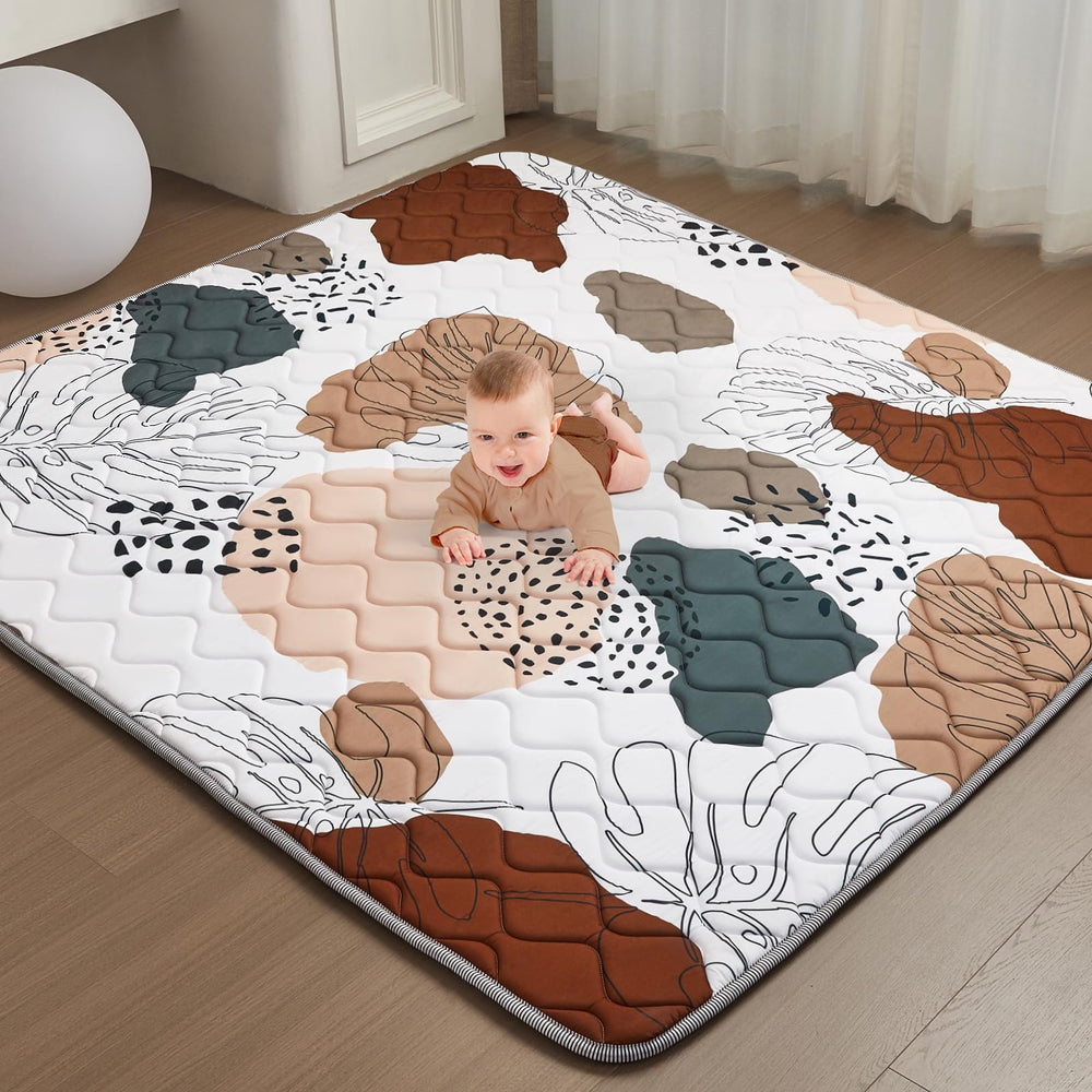 TreeBud Baby Play Mat with folding design for easy storage.