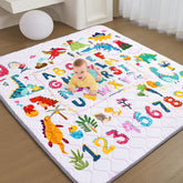 TreeBud Baby Play Mat with dinosaur pattern for engaging tummy-time exploration.