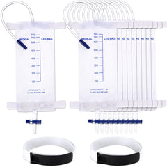 TrelaCo catheter leg bag 750ml shown with secure, leak-free design for daily mobility