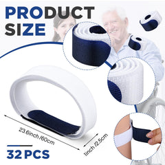 TrelaCo soft elastic fabric leg bag strap with silicone grips for comfortable wear.