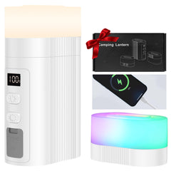 TRELC portable night light with base charging offering wireless power and soft glow