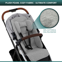 TRENDHUB liner converts from infant insert to toddler-ready seat liner.