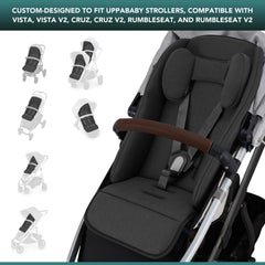 TRENDHUB liner compatible with cruz v3 for snug head support during outings
