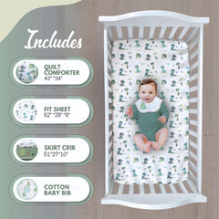 TrendLay 4-piece nursery set shown together for easy setup and cohesive styling.