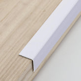 Trimold aluminum L-molding 90-degree corner guard protects walls with a modern metal finish.