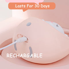 TriPro Cute Kitty Night Light soft pink glow in a bedroom