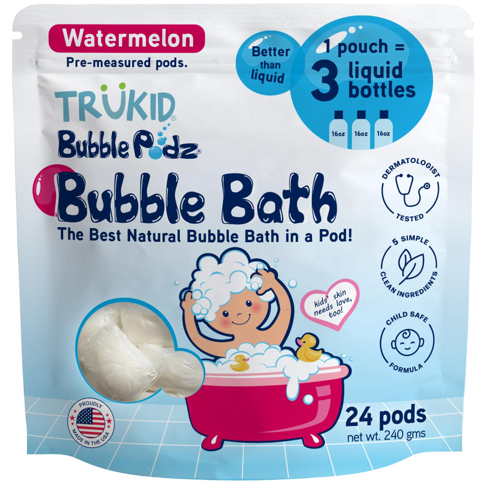 TruKid Bubble Podz pour creates lasting bubbles for kids