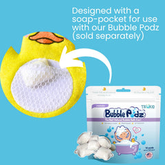 TruKid BubbleGlove with soap-pocket for mess-free baths