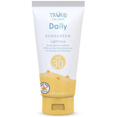 TruKid Daily Mineral Sunscreen SPF 30 tube protecting kids' face and body.