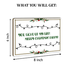 TRUMPETIC DIY holiday art sign with rope ready to decorate in a home setting