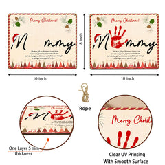 TRUMPETIC Mothers Day Handprint Art Gift ideal for gifting mom from child