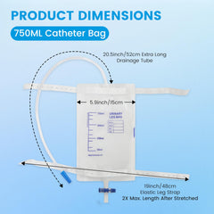 TrustKare 25.4 oz capacity bag close-up, offering ample all-day storage.