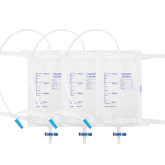 TrustKare Easy-Tap leg bag with quick-drain tap for mess-free disposal.