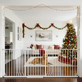 TSAYAWA baby gate wide opening in doorway, ideal for spacious entryways