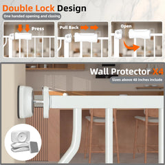 TSAYAWA durable metal frame withstands busy family use and pets.