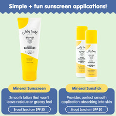 Tubby Todd mineral sunstick SPF 30 for easy face application