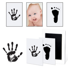 Tubuui clean touch ink pad closeup for mess-free baby handprints.