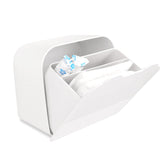 Tuciyke sanitary napkin storage box with privacy cover for discreet organization