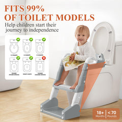 TuckInn Potty Seat with removable urine bucket offers flexible placement options.