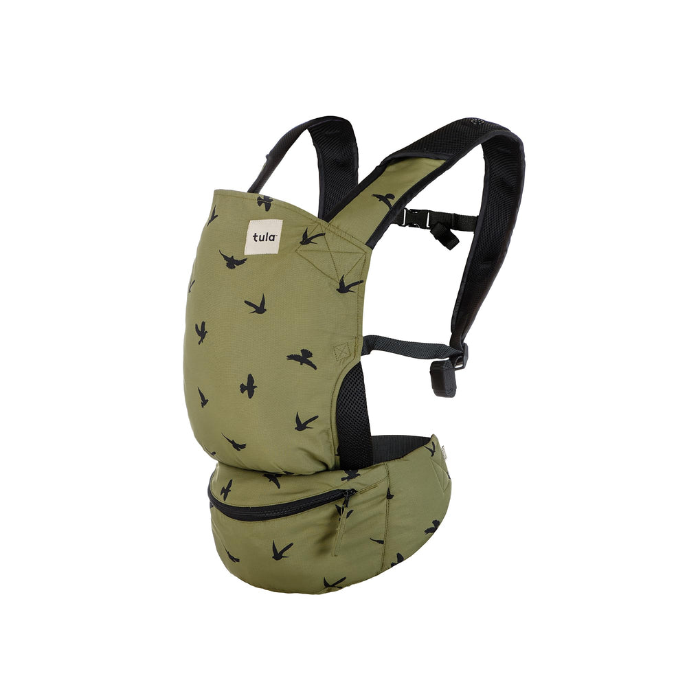 Tula Baby Lite Ripstop close-up highlights durability and light weight for travel.