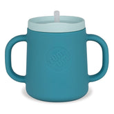 TUM TUM 3-Way Trainer Cup blue overview promotes stable, independent sipping