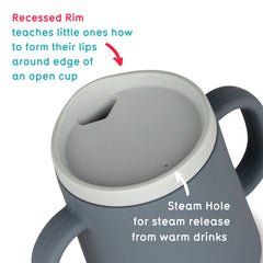 TUM TUM trainer cup spoutless base provides stability during practice