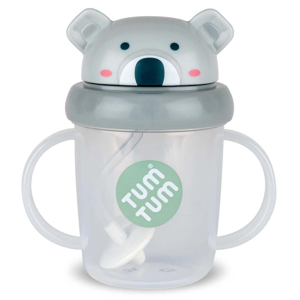 TUM TUM Tippy Up with weighted straw enables easy drinking at 200ml