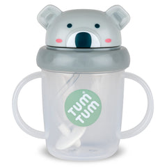 TUM TUM Tippy Up with weighted straw enables easy drinking at 200ml