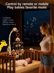 TUMAMA KIDS adjustable crib attachment fits most cribs securely.