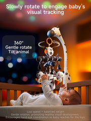 TUMAMA KIDS nursery night light with star projection for bedtime ambience.