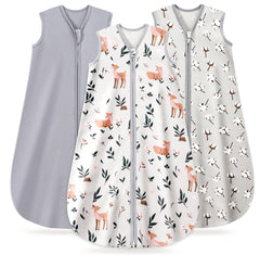 TurmeWu baby sleep sack sleeveless design promotes airflow for year-round comfort