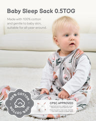 Turmewu sleeveless design promotes airflow for stable baby temperature.