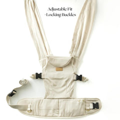 TushBaby Pearl Wrap shows soft breathable fabric for baby comfort