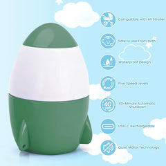 TUWEIPAIKE rocker showing five vibration patterns for customization