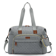 Tuwubi diaper bag tote main compartment keeps essentials organized for quick access.