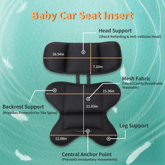 Twievo breathable mesh car-seat cushion keeps babies cool during rides.